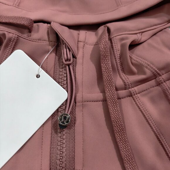 Lululemon Hooded Soft Pink Yoga Zip-Up Jacket - Picture 3 of 7